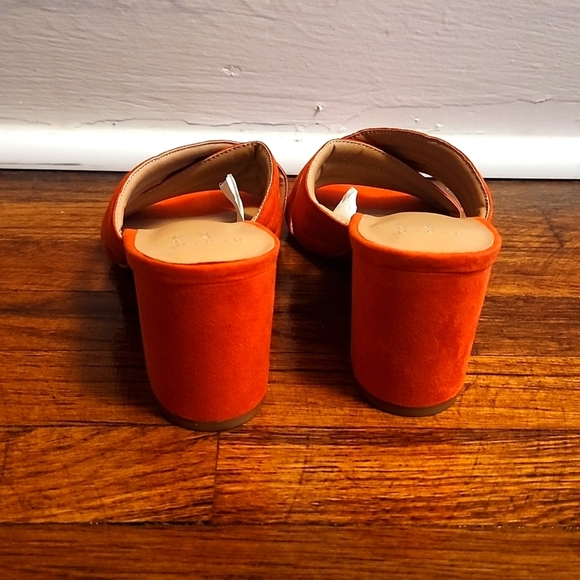 🍁Like New - A New Day "Miram" Womens Red Slip on Strappy Heel - Picture 5 of 6